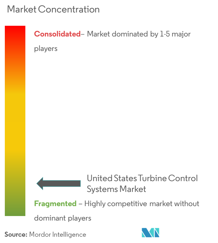 United States Turbine Control Systems Market - Market Concentration